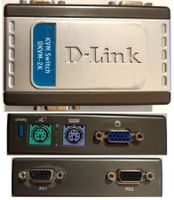 D-link Switch KVM-2K + 1xKabel Tastatur/Maus/Monitor 2 PCs