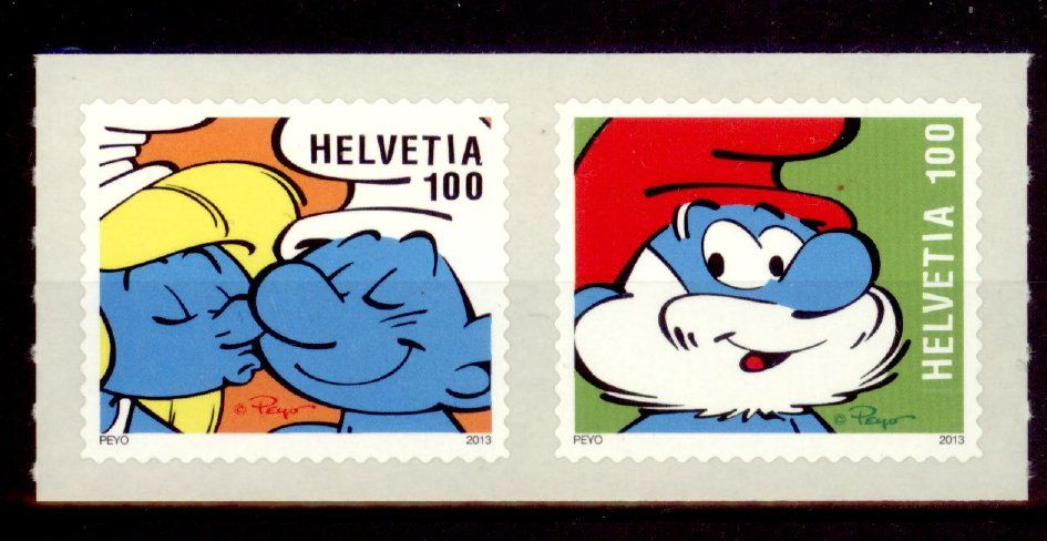 Tutti i francobolli: 2013, Sondermarken Die Schlümpfe ** – Usato da Willisau venduto da Vollstempel