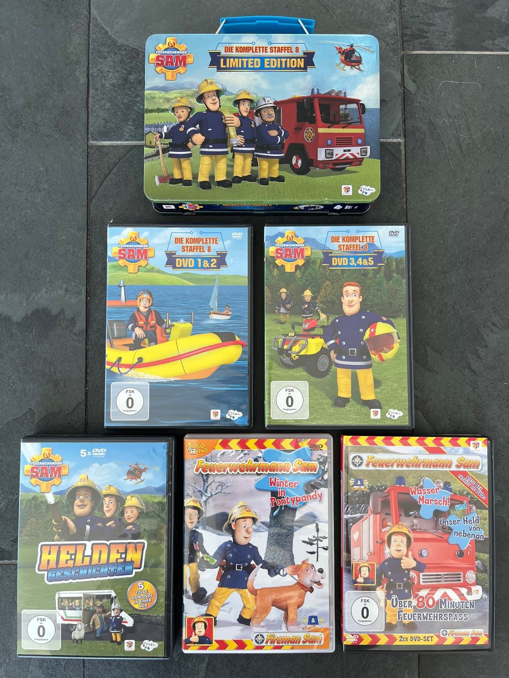 Coole neuwertige Fireman Sam DVD Sammlung mit 13 DVD‘s (Gebraucht) in ...