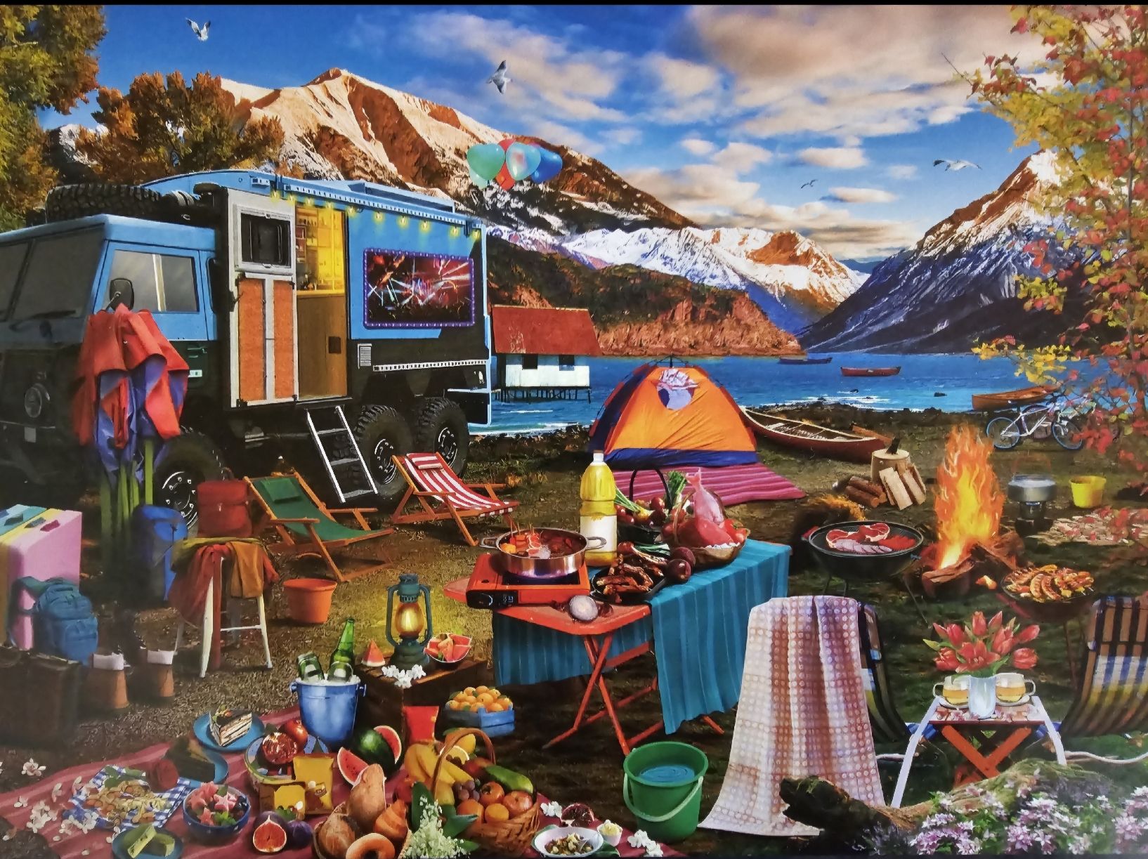Puzzle: Puzzle "Wilderness Trip" 1000 Teile – Usato da Bütschwil venduto da Taranabo 1