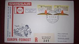 Swissair Genf - Bangkok 15.03.1974