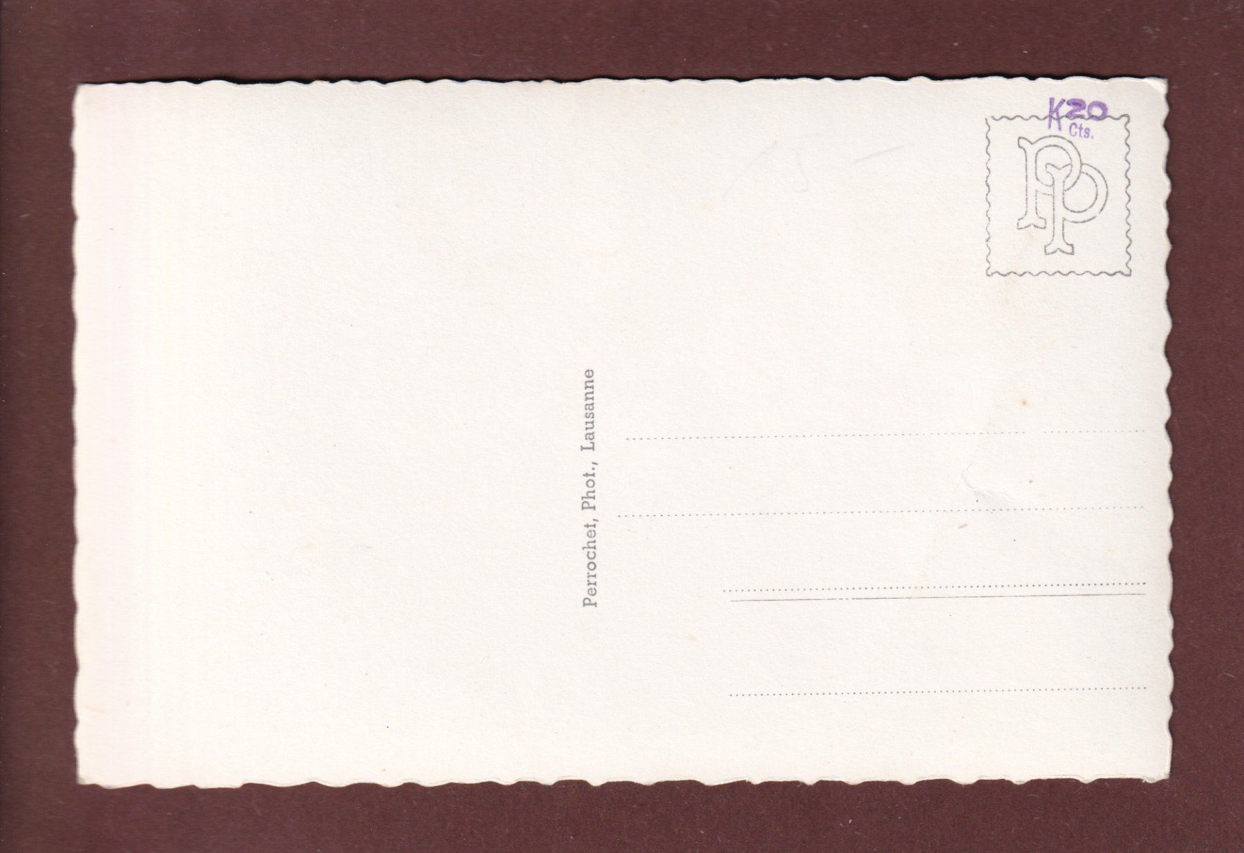 Cartoline postali: CHÂTEAU D'OEX - Eglise catholique – Usato da Pully venduto da nicecards 1