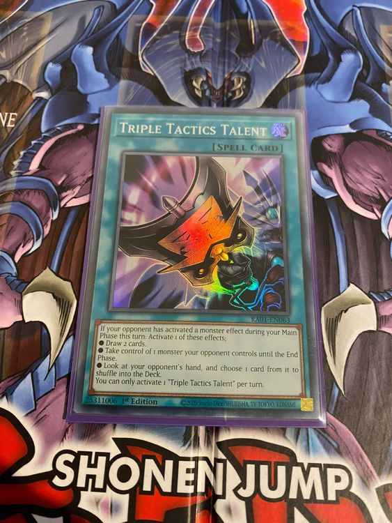 Yugioh Talent der drei Taktiken (Super rare) Kaufen auf Ricardo