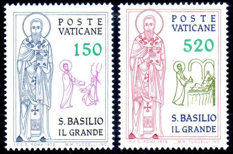 Tutti i francobolli: POSTE VATICANE SERIE S. BASILIO IL GRANDE ** POSTFRISCH ** – Nuovo (secondo la descrizione) da Losone venduto da EM2019