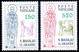 POSTE VATICANE SERIE S. BASILIO IL GRANDE ** POSTFRISCH **