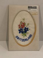 Serviettes Suisse avec fleurs divers edelweiss 2 pièces