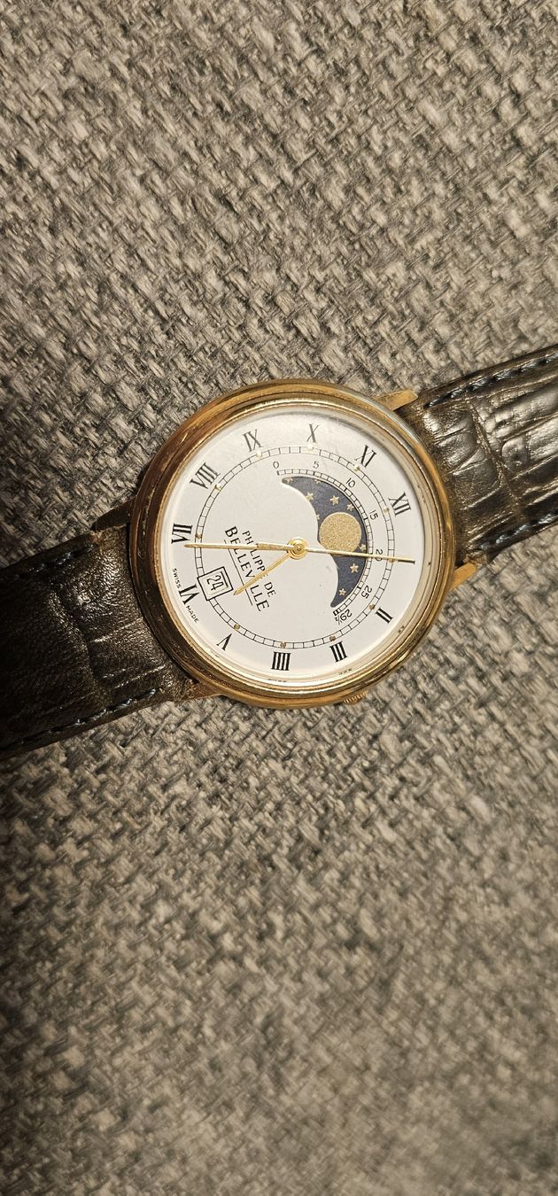 Orologi:  Philippe de Belleville avec phase de lune et date – Usato da Genève venduto da Fresko01 1