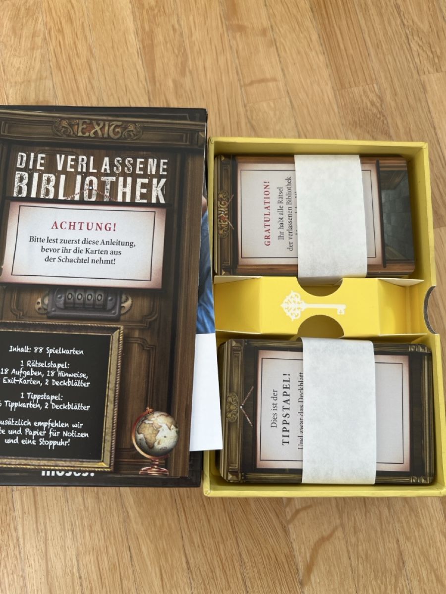 Jeux: Die Verlassene Bibliothek - Escape Game – Neuf (Voir description) à Heerbrugg par bluekolibri 2