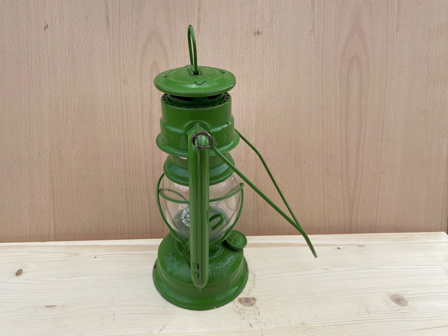 Lampade: schöne alte Meva Petrollampe / Sturmlampe – Usato da Feldbach venduto da Olive1 2