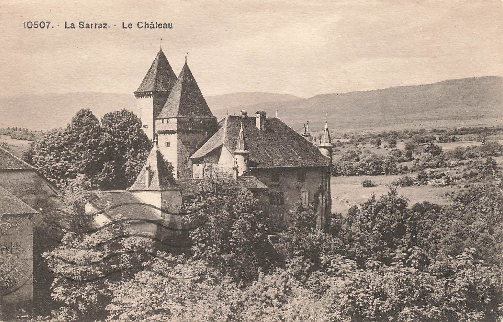 Cartoline postali: La Sarraz le château – Usato da Biasca venduto da Blenio71