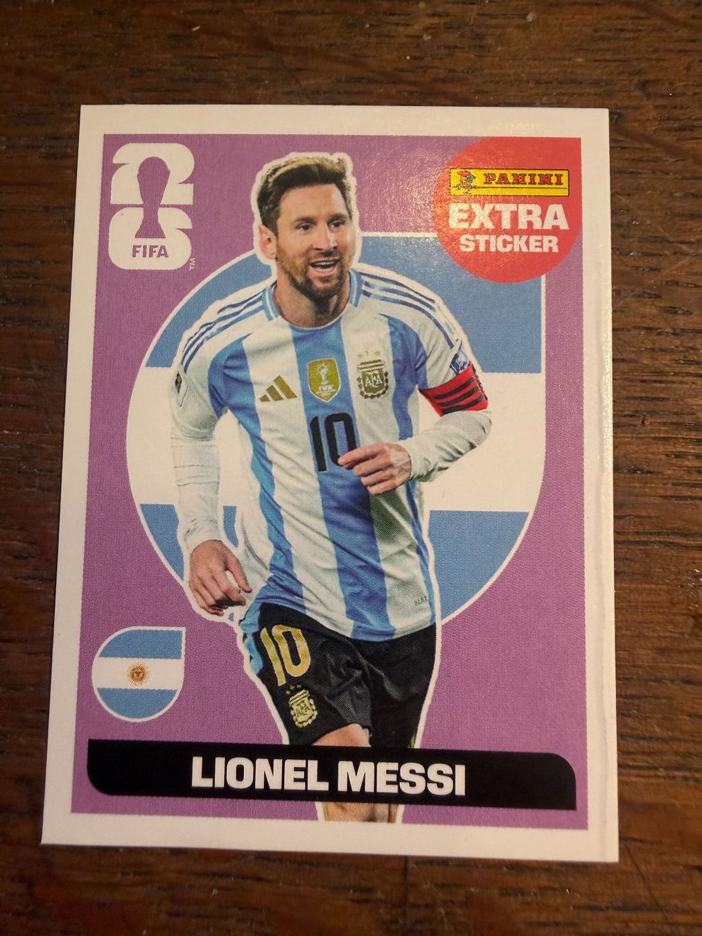 Panini Carte collezionabili: Panini WM 2026 - Extra Sticker - LIONEL MESSI - Regular – Usato da Tegerfelden venduto da siebenmacky