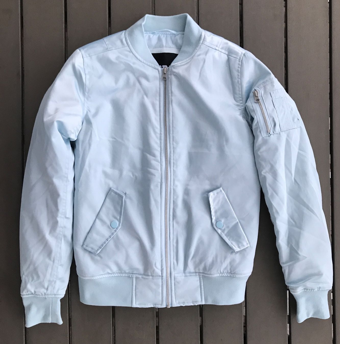 Urban Outfitters Giacche: Urban Classics Jacke in hellblau, Gr. S – Nuovo (secondo la descrizione) da Ebnat-Kappel venduto da Molton