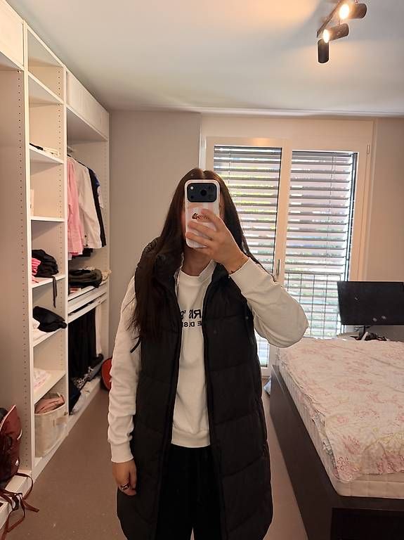 Zara Gilet & Giacche senza maniche: ZARA lange Steppweste schwarz  Grösse S – Usato da Zizers venduto da giu_rr68 2