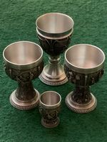 Alte „SKS“ Zinn - Becher 