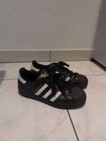 Adidas Superstar Turnschuhe schwarz Grösse 38 2/3