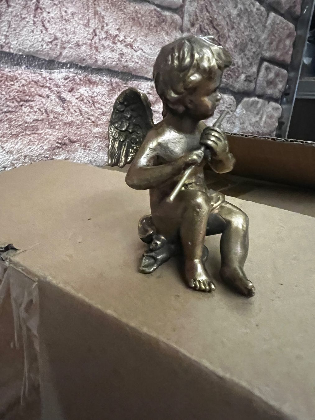 Sculture & Statue: Schöne Messing/Bronze Engel Figur – Usato da Oberengstringen venduto da Cici7 2