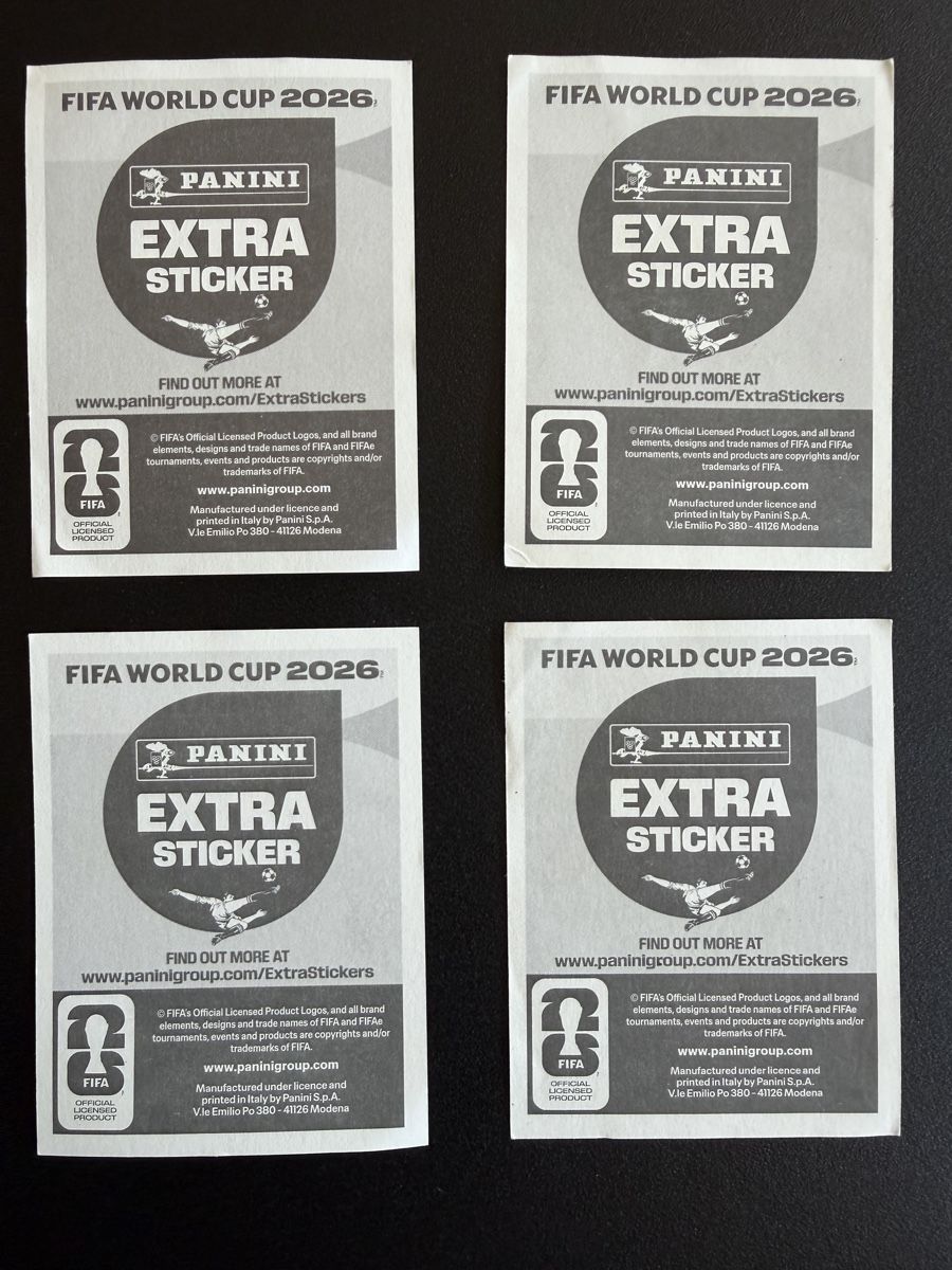 Panini Sammelbilder & Trading cards: 4x Panini Extra Stickers Yamal Salah – Neu und originalverpackt aus Nyon von Ninuscka 1
