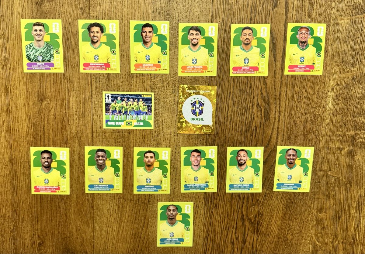 Panini Carte collezionabili: Brasilien Panini WM 2026 – Nuovo (secondo la descrizione) da Emmenbrücke venduto da Lukee1901