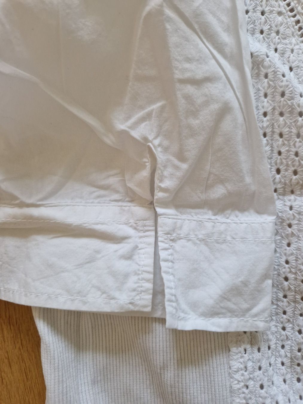 Peter Hahn Blusen: Bluse Gr. 48, kurzarm, von Peter Hahn, mit Strass-Knöpfe – Gebraucht aus Arlesheim von Vera6 1