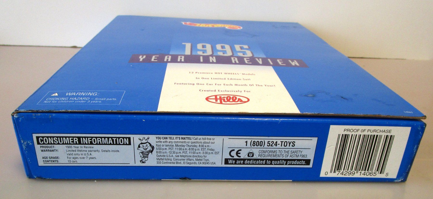 Hot Wheels Modellini d'auto: 12 HOT WHEELS COFFRET " HILLS 1995 " - 14065 – Nuovo e nell'imballaggio originale da Chêne-Bourg venduto da breno56 3