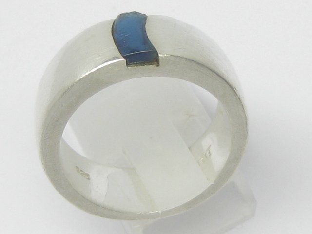 Esprit Anelli: schwerer Ring Silber 925 blauer Stein Esprit Gr. 59 – Usato da Ermatingen venduto da Decovin 4