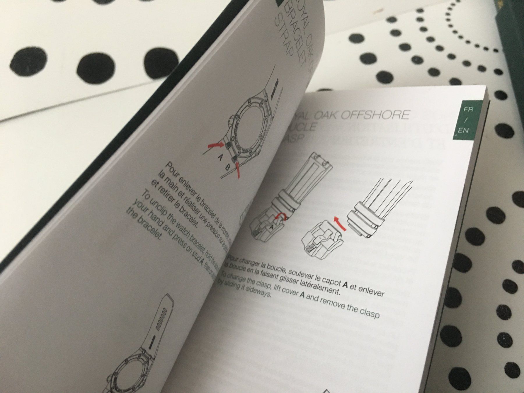 Documenti: AUDEMARS PIGUET - ROYAL OAK OPERATING INSTRUCTION NEW !!! – Nuovo (secondo la descrizione) da Epalinges venduto da dream-watch 6