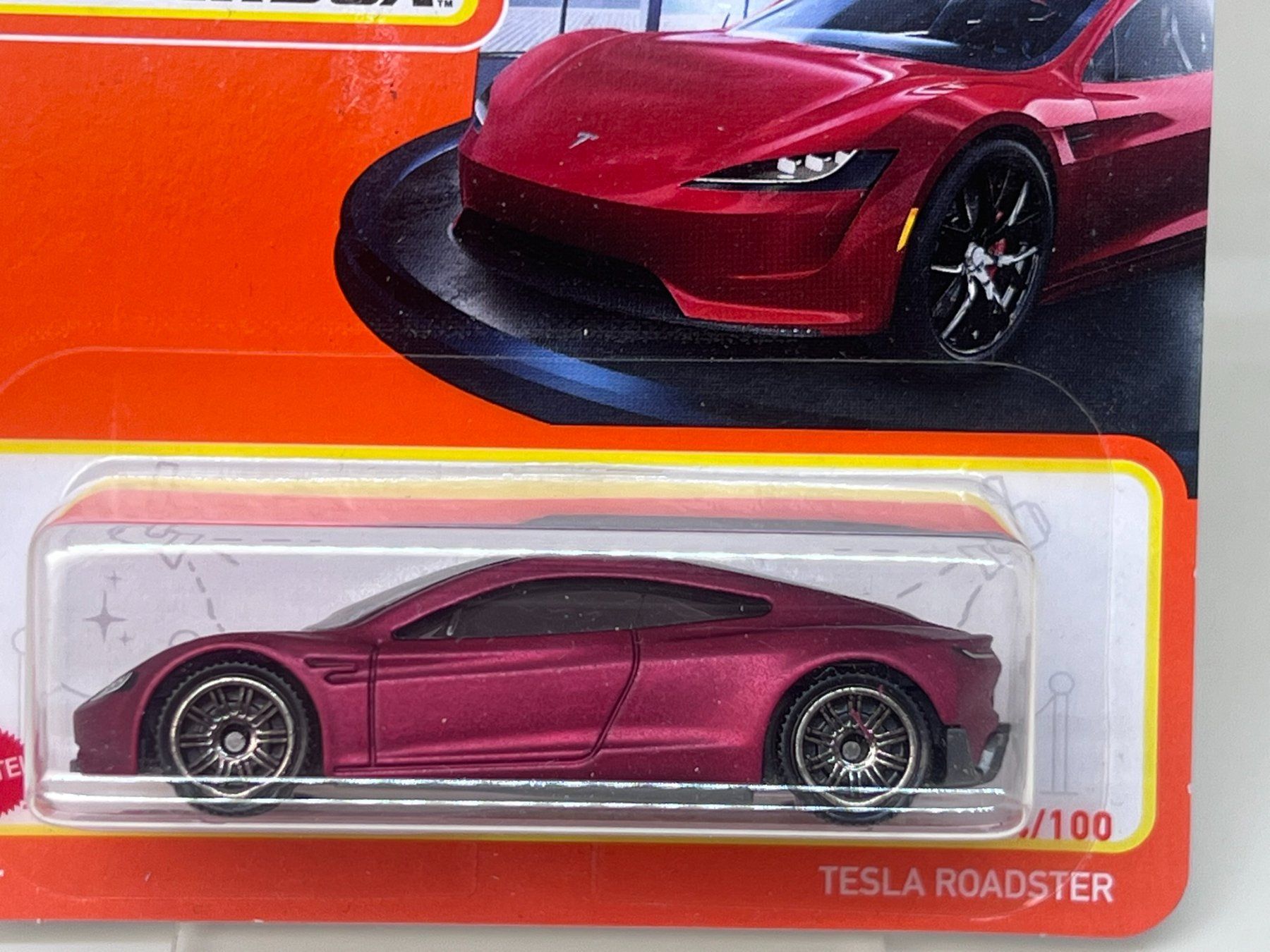 Matchbox Voitures modèles: Matchbox Tesla Roadster – Neuf avec emballage d'origine à Wildegg par LaaBoutique 1