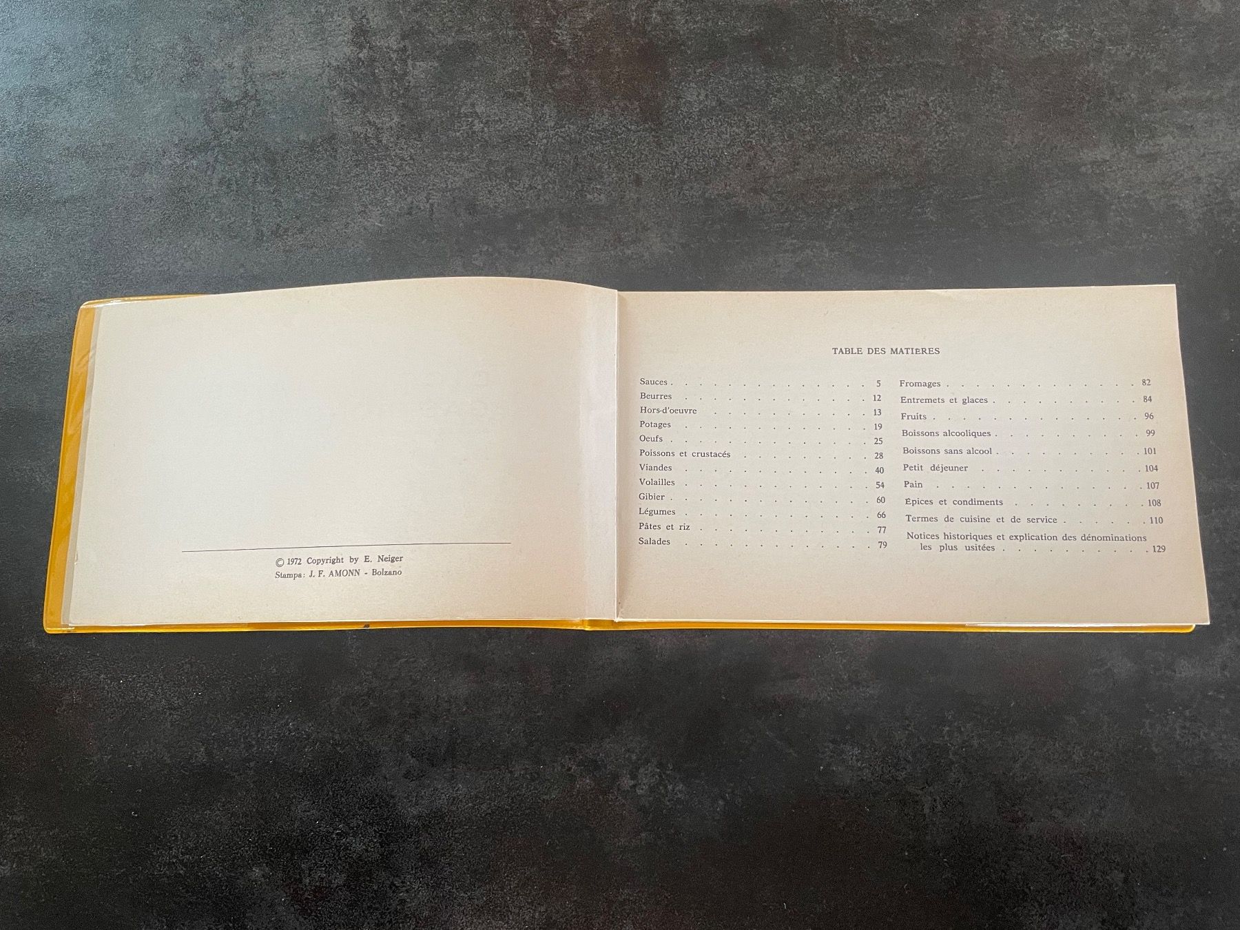 Libri: Dictionnaire Gastronomique 5 Langues E. Neiger – Usato da Vallamand venduto da Bricbracbroc82 1
