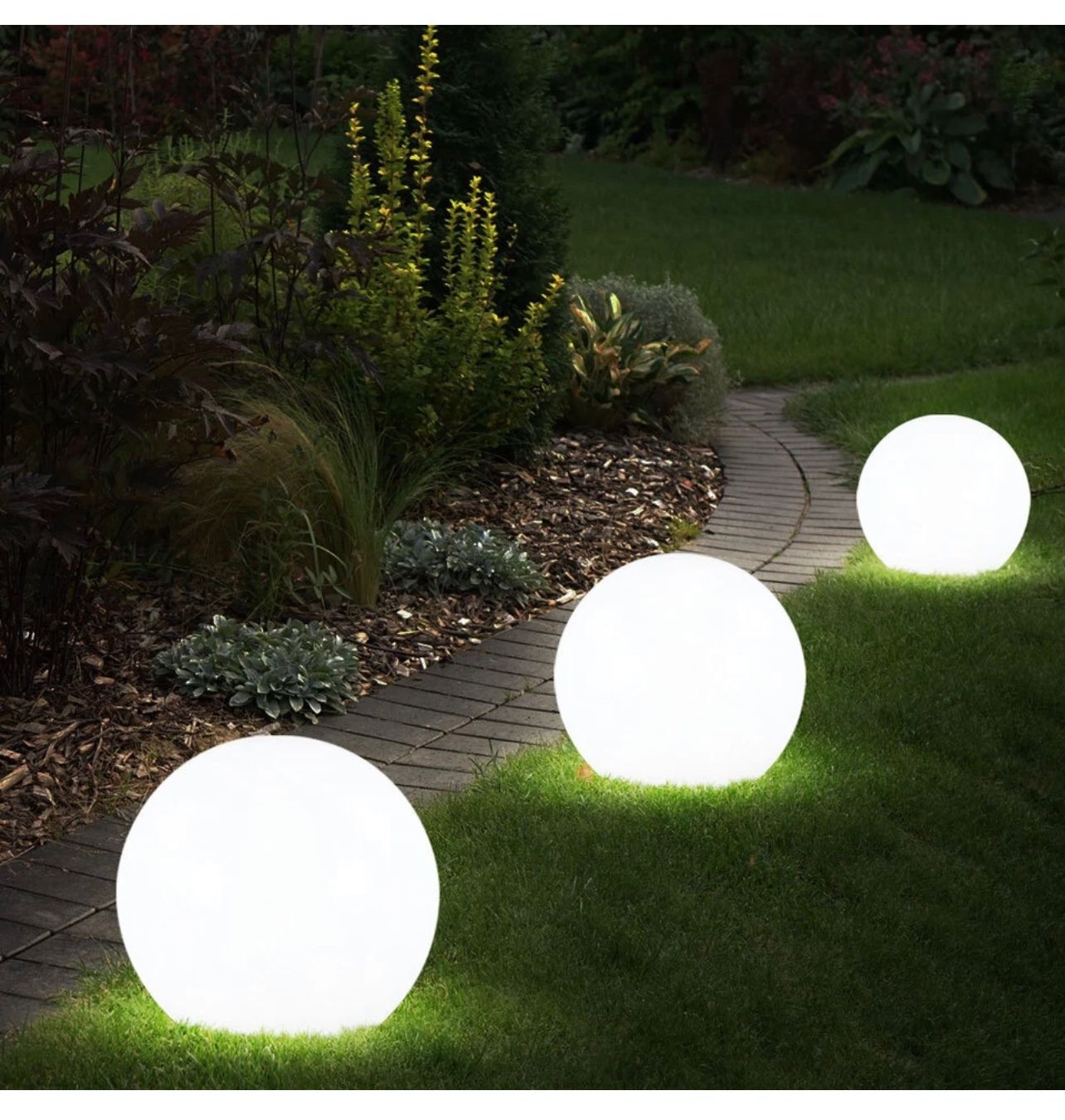 Lampade: 3-er Set  solar Gartenleuchte 15 cm neu – Nuovo e nell'imballaggio originale da Amriswil venduto da JaJa-Express 1