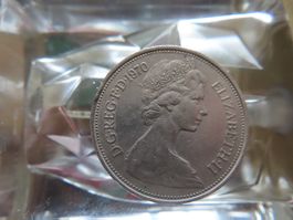 10 New Pence Münze aus dem Jahr 1970 🇬🇧