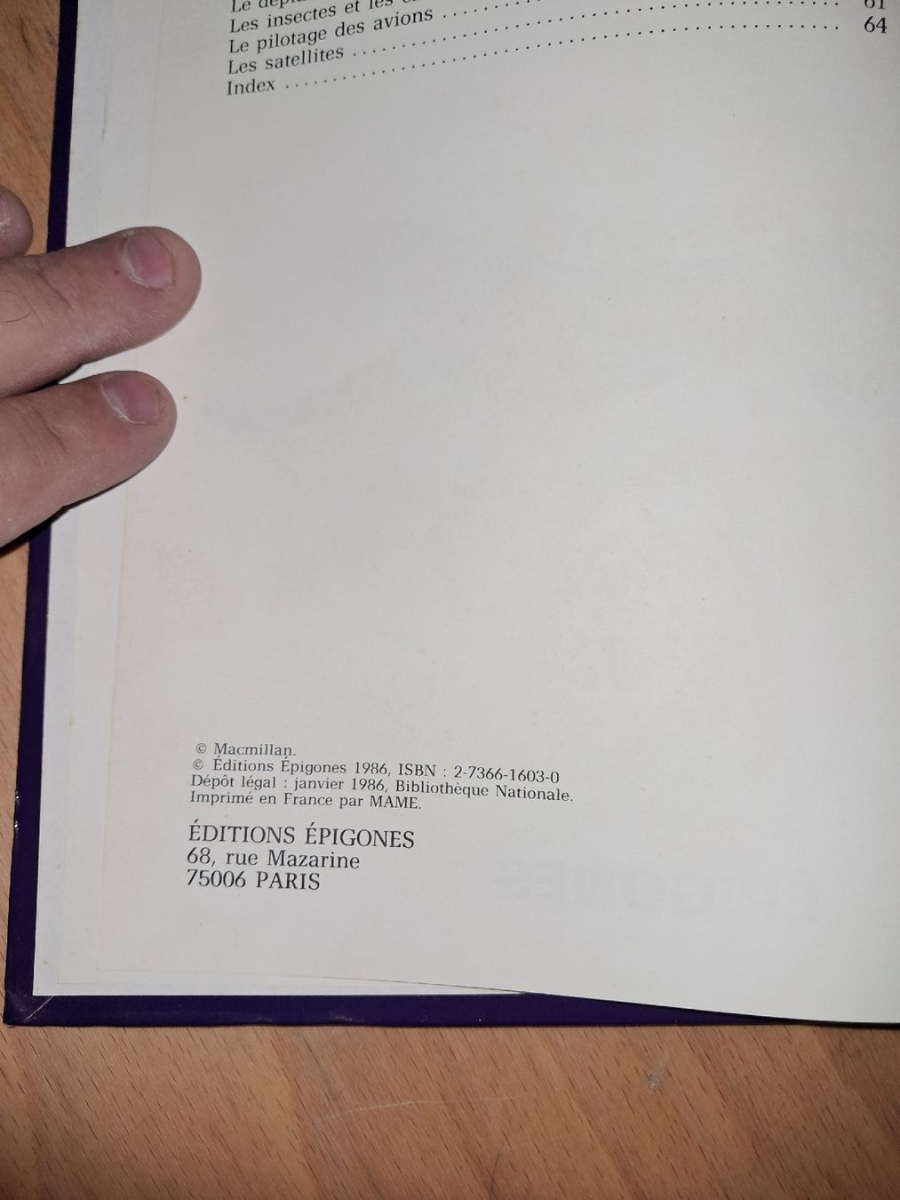 Libri: Le Mouvement collection Sciencimage, édité par Épigones – Usato da Le locle venduto da juliensaran 3