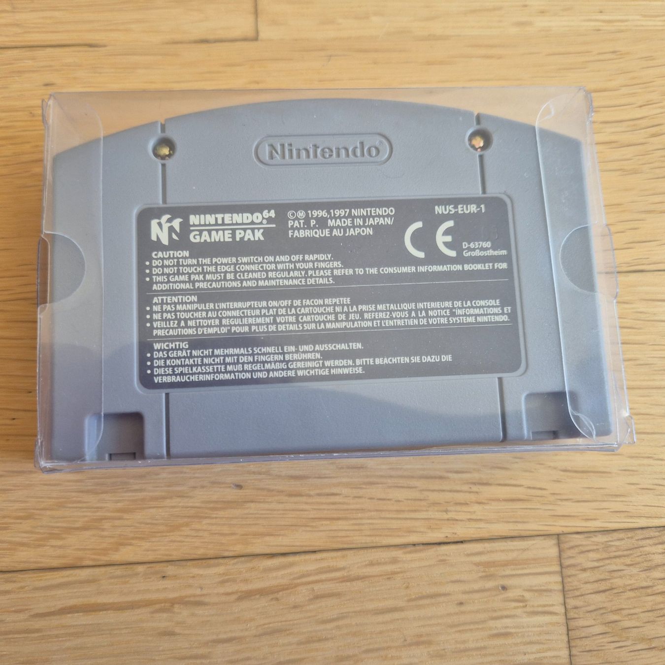 Nintendo Custodie protettive: PET Schutzhülle für N64 Module – Nuovo (secondo la descrizione) da Zürich venduto da Mephisto87
