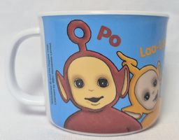 Vintage Teletubbies Kunststoff Becher aus dem Jahr 1996