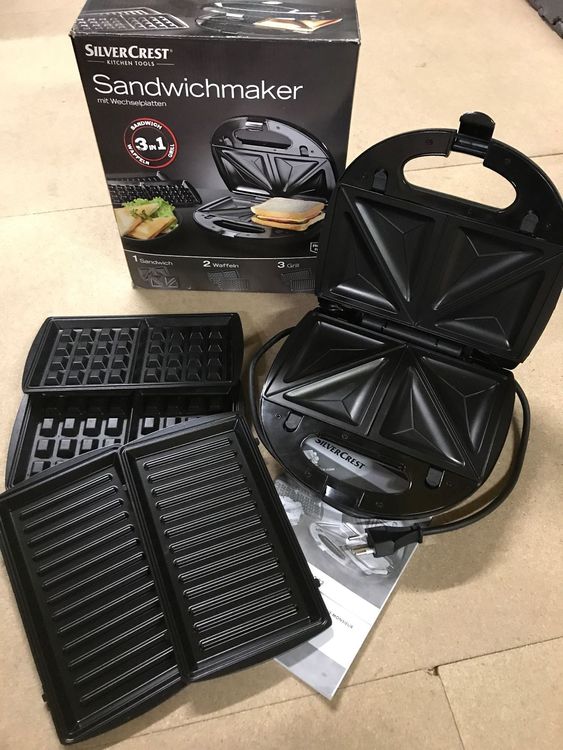 SandwichToaster "SilverCrest" 3teilig Kaufen auf Ricardo