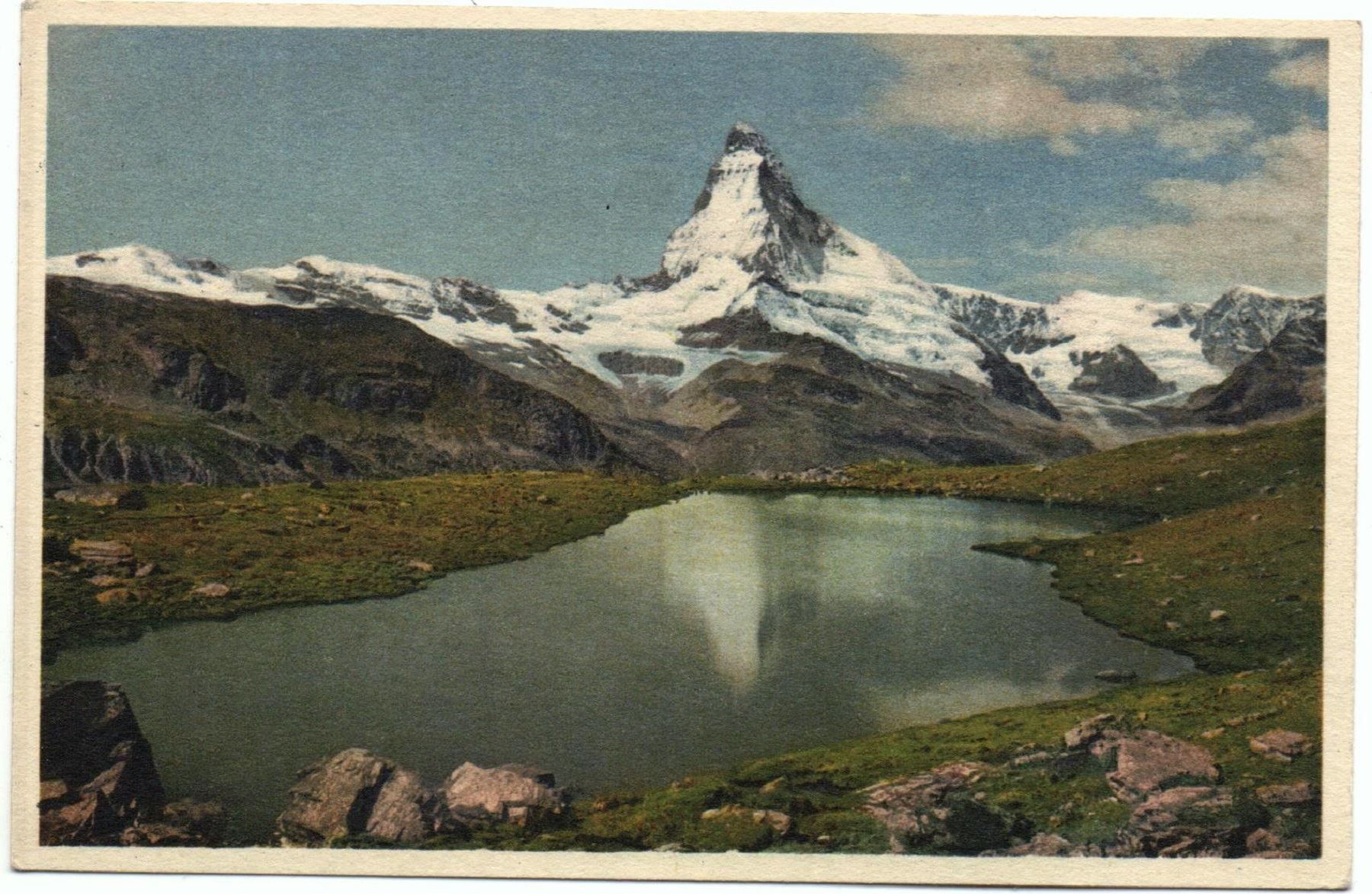 Cartoline postali: ZERMATT Stellisee mit Matterhorn – Nuovo (secondo la descrizione) da Jona venduto da philajona
