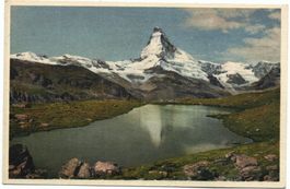 ZERMATT Stellisee mit Matterhorn