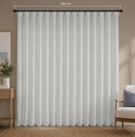 Verdunkelungsvorhang-Thermo extrabreit BxH 254x305 cm