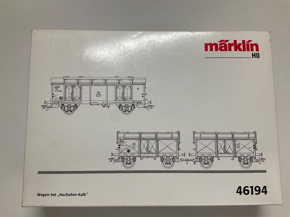 46194 Güterwagen / Hochofen-Kalk-Set (Neu und originalverpackt) in ...
