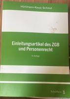 Einleitungsartikel des ZGB und Personenrecht 4. Auflage