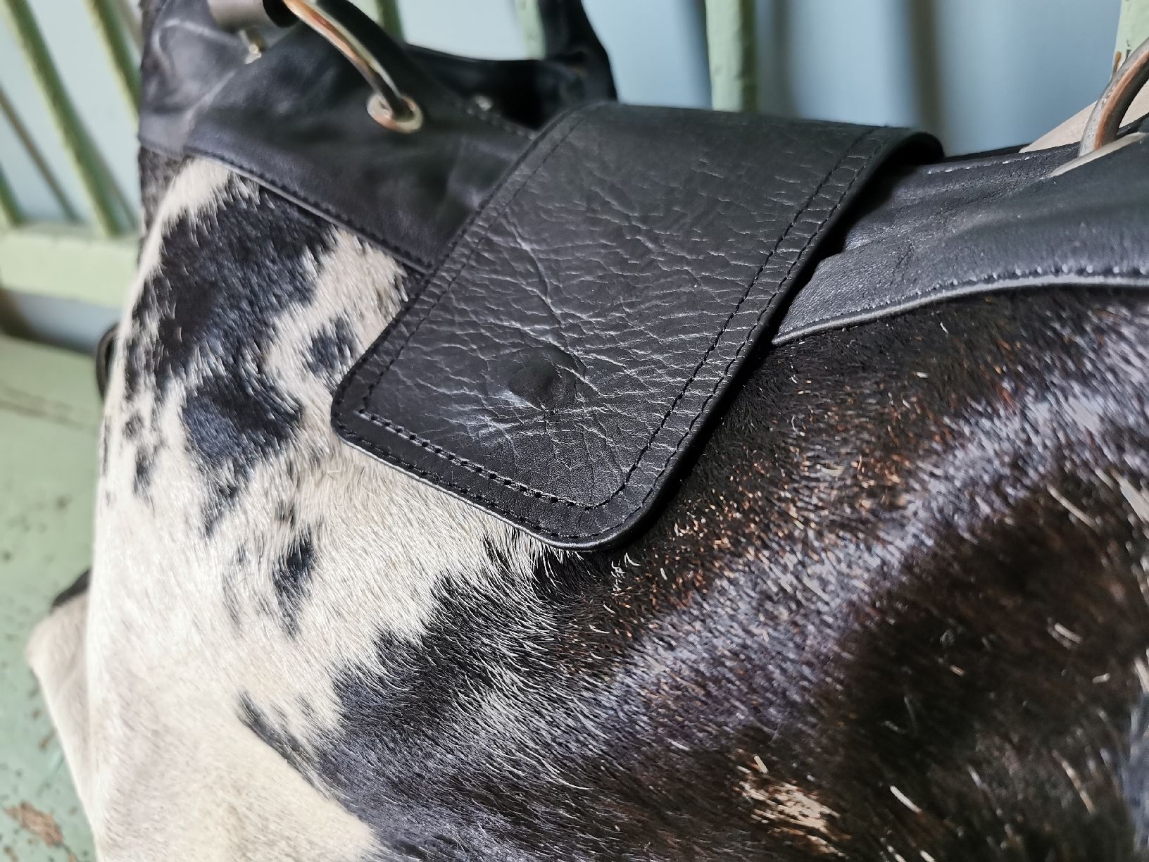 Borse da donna: Originelle Kuhfelltasche echt Leder, Boutique – Usato da Berneck venduto da nerina49 3