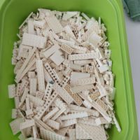 Lego Bausteine 1kg weiss