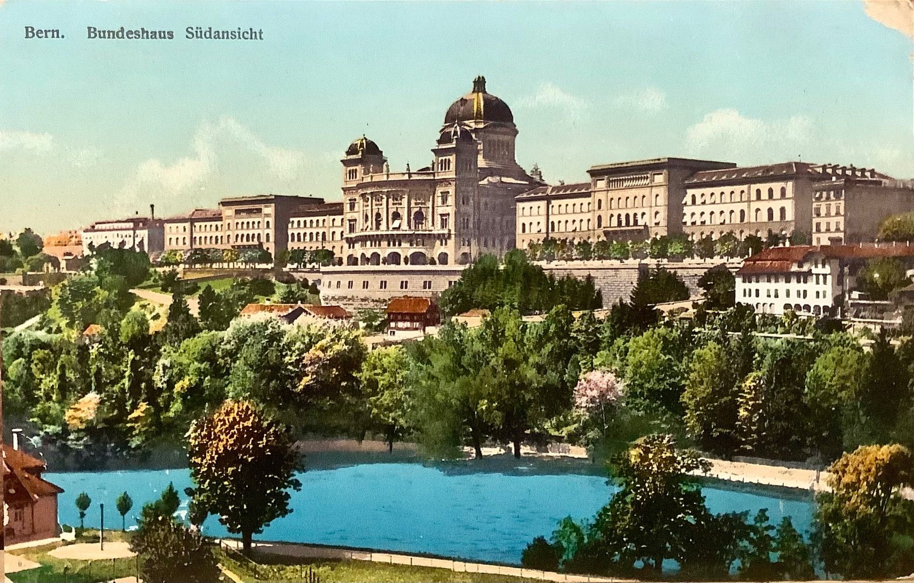 Cartoline postali: BUNDESHAUS Südansicht - Bern – Usato da Root venduto da ENGLAND-TREASURES 1