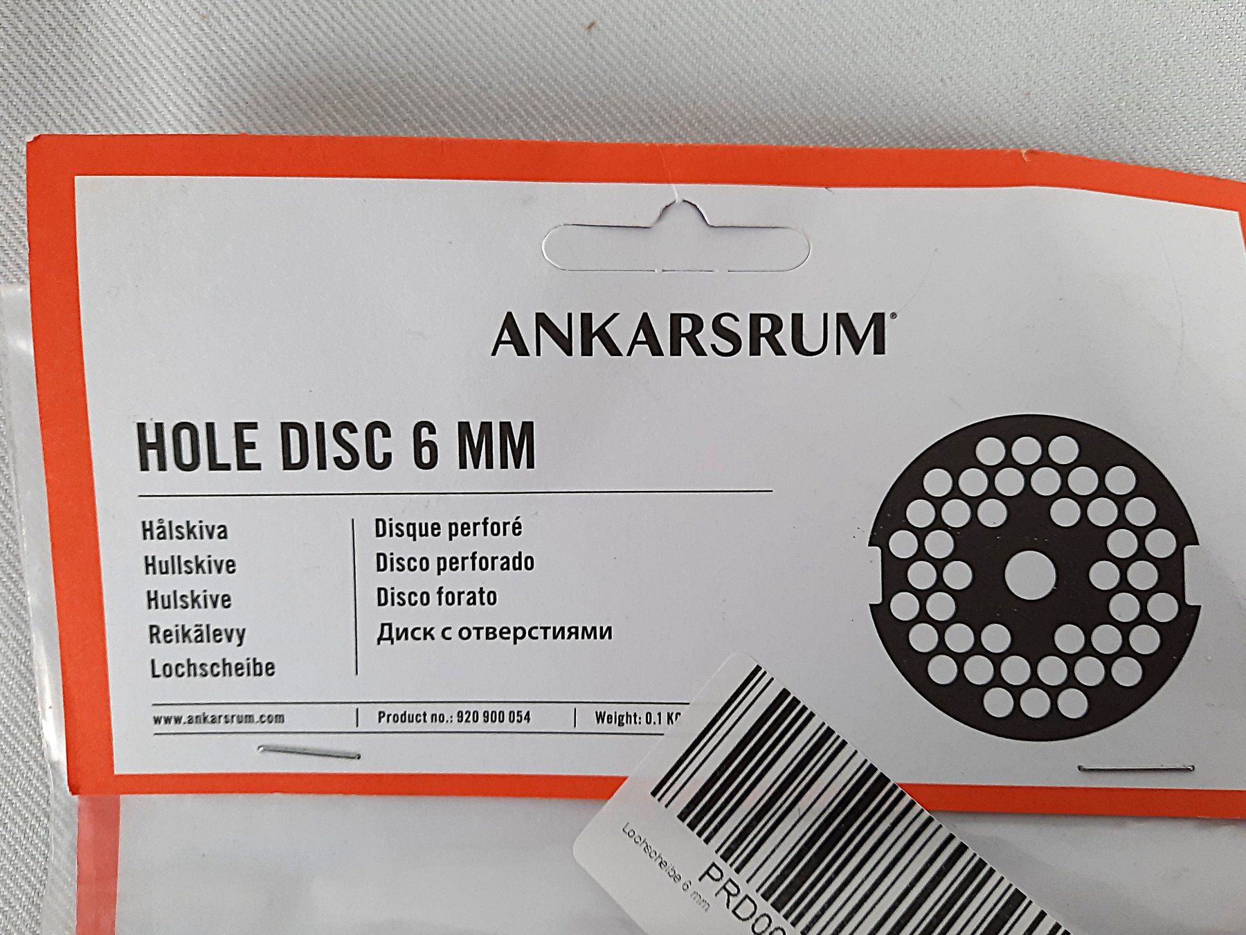 Elettrodomestici da cucina: ANKARSRUM Lochscheibe 6 mm – Nuovo (secondo la descrizione) da Beinwil am See venduto da Restwert_Beinwil 1