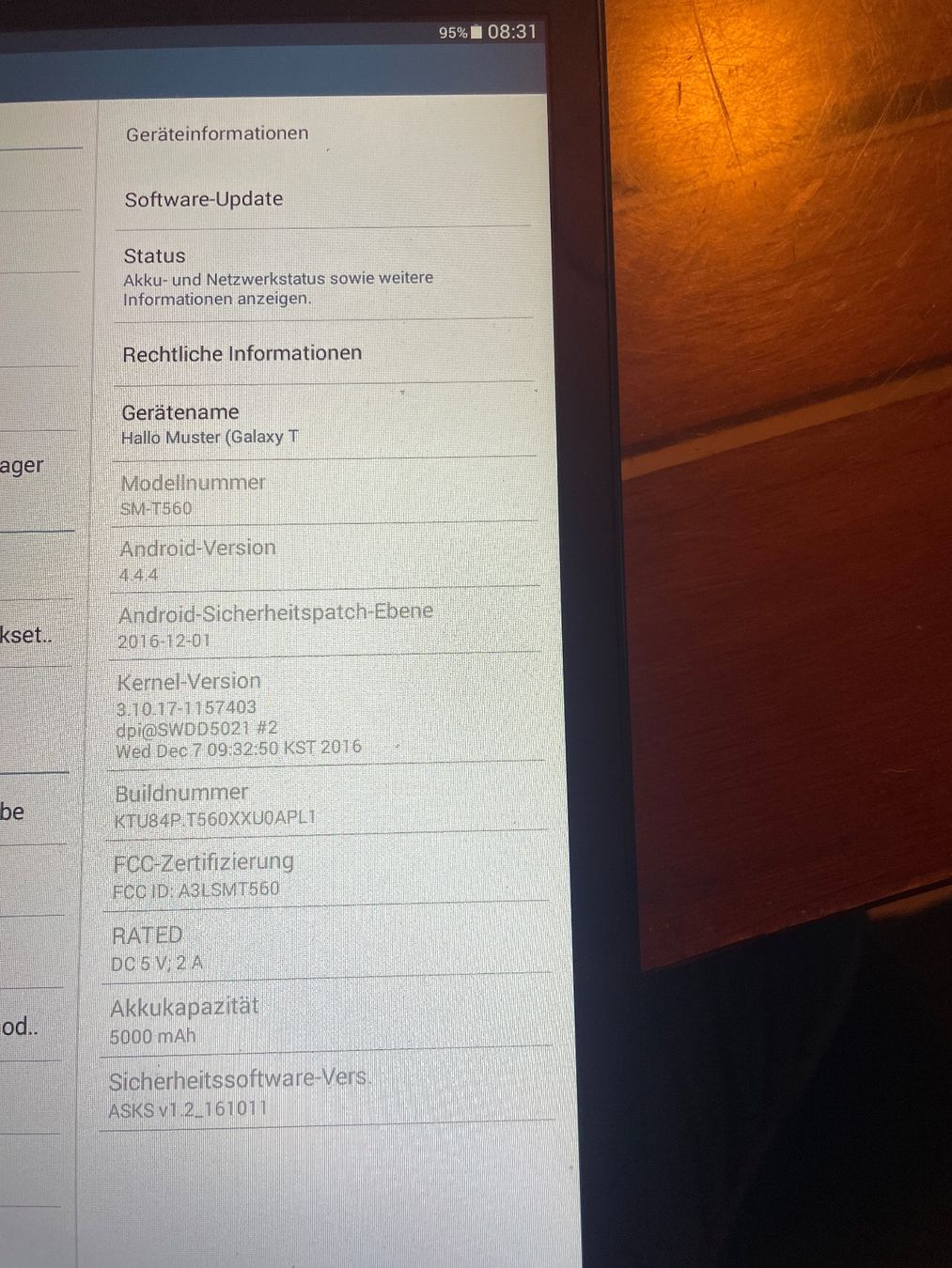 Samsung Tablet PC: Samsung Galaxy Tab E 9.6 SM T-560 8GB – Usato da Bergdietikon venduto da antovale 2