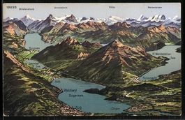 AK Immensee, Seen u. die Alpen