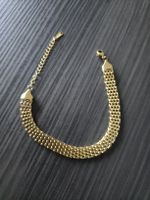 Goldiges Edelstahl Mesh Armband