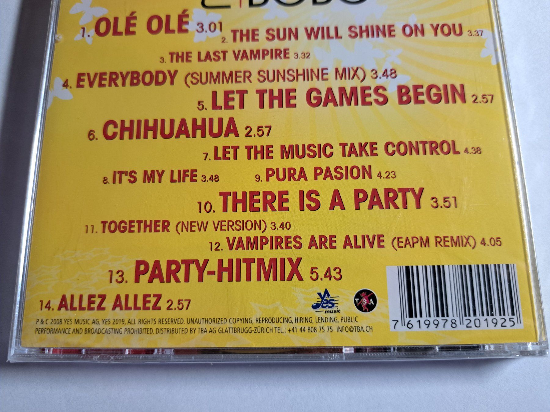 CD: DJ BOBO - Olé Olé The Party – Nuovo e nell'imballaggio originale da Wichtrach venduto da LuckyLuke69 3