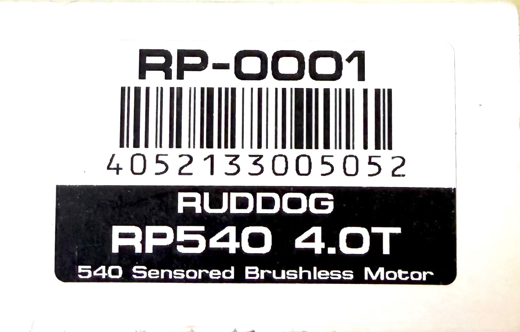 Orion RC Modellbau: MOTEUR RUDDOG 4.0T 1/10 – Neu und originalverpackt aus Yverdon-les-Bains von Fijo-rc 5