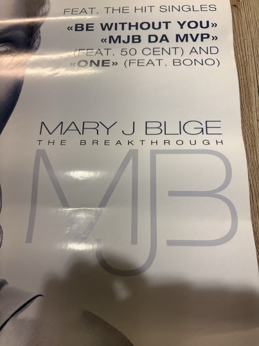 Foto & Immagini: Affiche Mary J Blige The Breakthrough original  – Usato da Neuchâtel venduto da sharposneaks 2