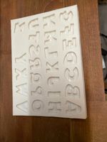 Silikon giessform Buchstaben Alphabet neuwertiger Zustand